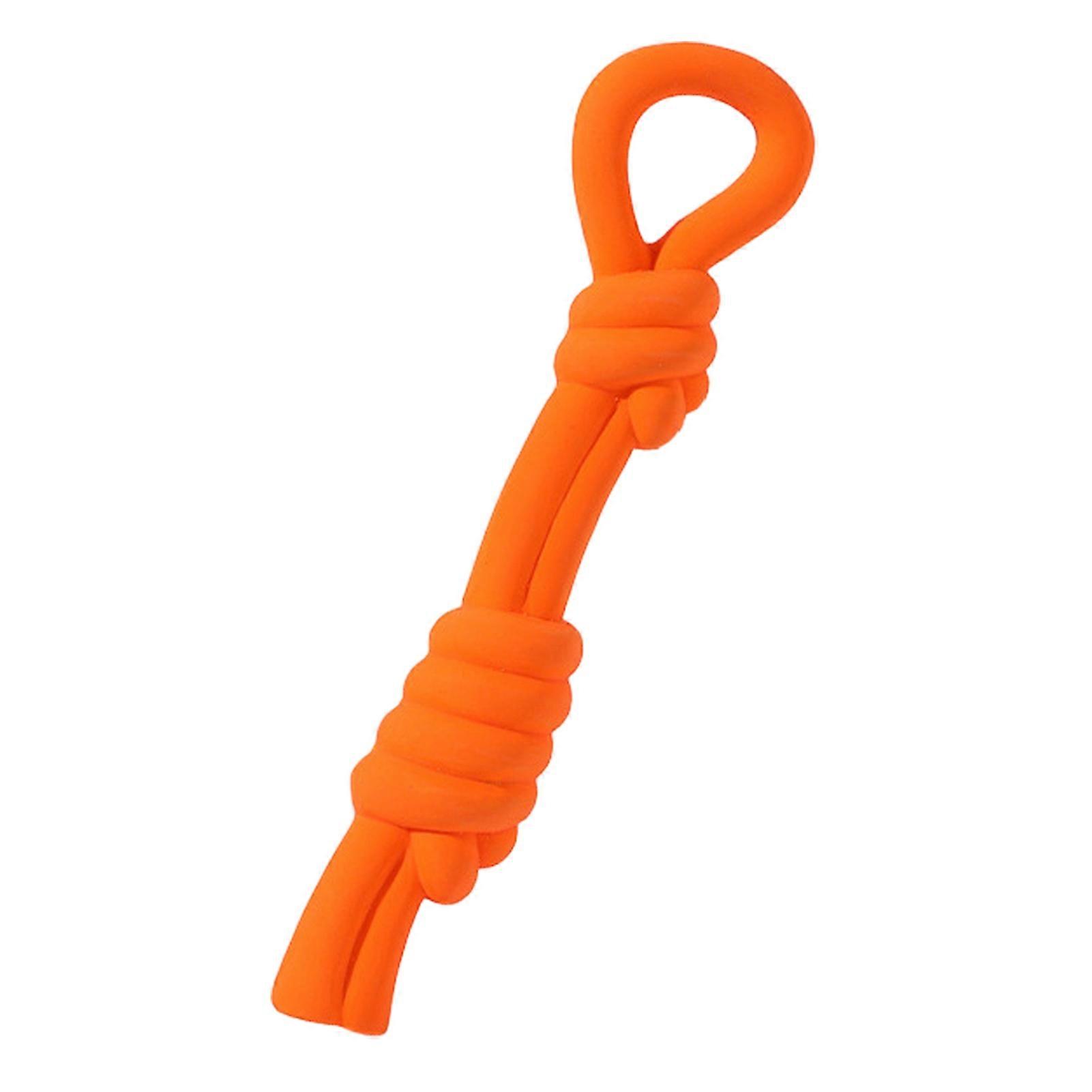 Bite Resistant Rubber Rope Toy for Dogs Interactive Teething Play