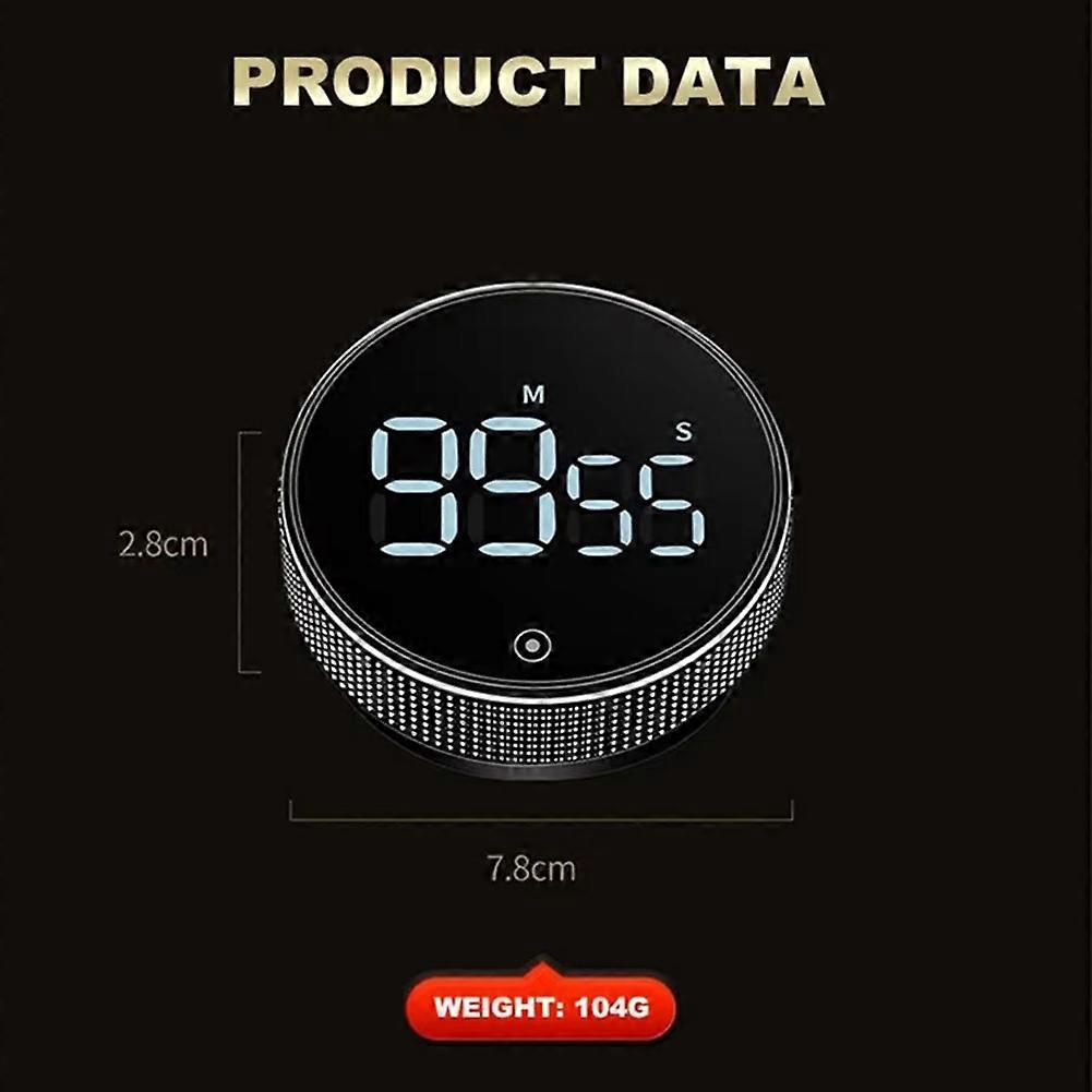 Magnetic Kitchen Timer Digital Timer Manual Countdown Rotary Timer Mechanical Cooking Timer Cooking Shower Stopwatch