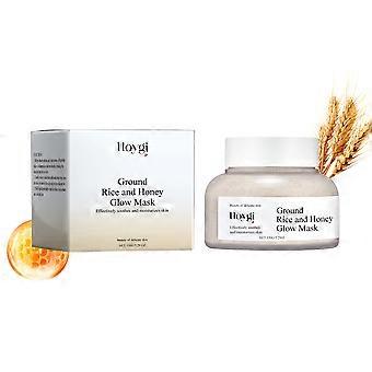 Hoygi Rice Honey Moisturizing And Brightening Face Mask - Hydrates, Nourishes, And Improves Facial Skin Glow