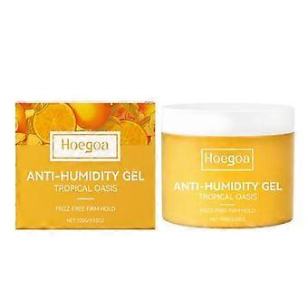 Anti-Humidity Hair Gel - Frizz-Free, Firm Hold, 100g, Repairs Hair, Easy Carry