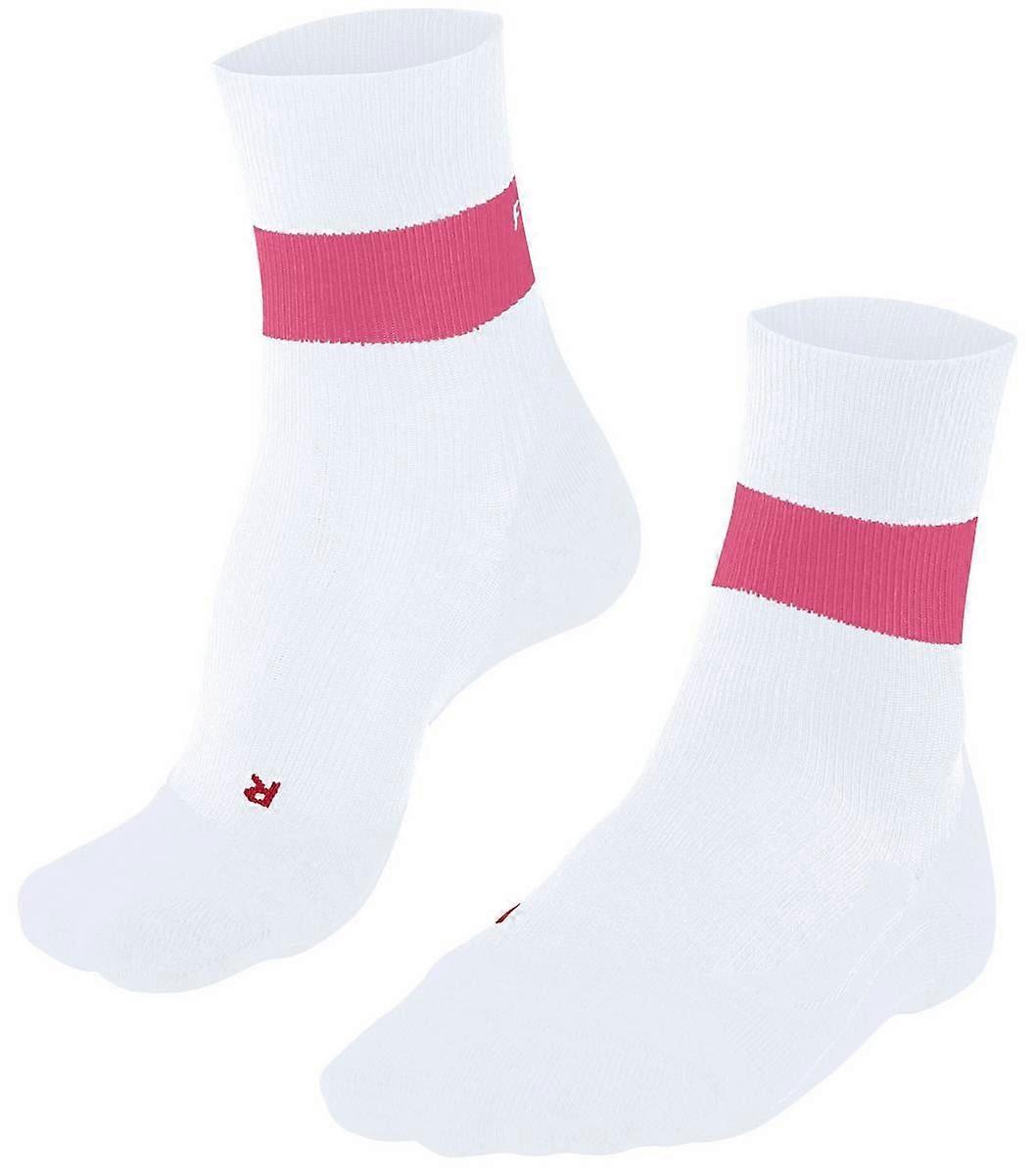 Falke RU Compression Stabilizing Running Socks - White/Pink