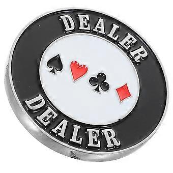 Dealer Button Poker Accessory for Game Use Metal Durable Chip