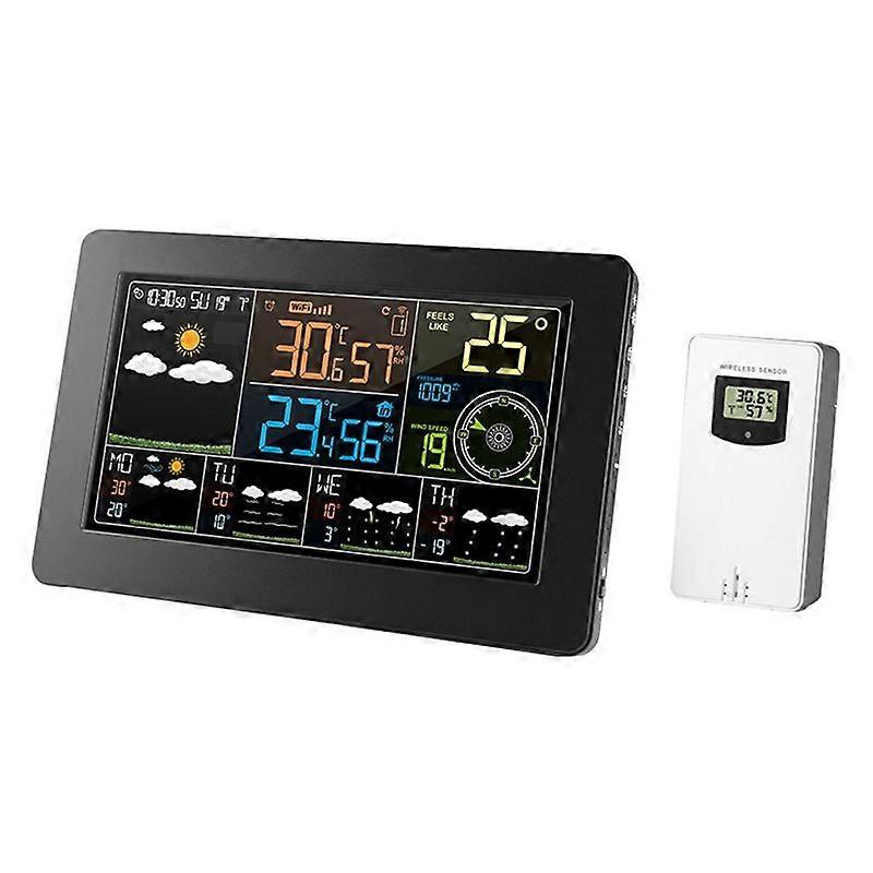 WiFi Color Screen Weather Forecast Clock EU Plug