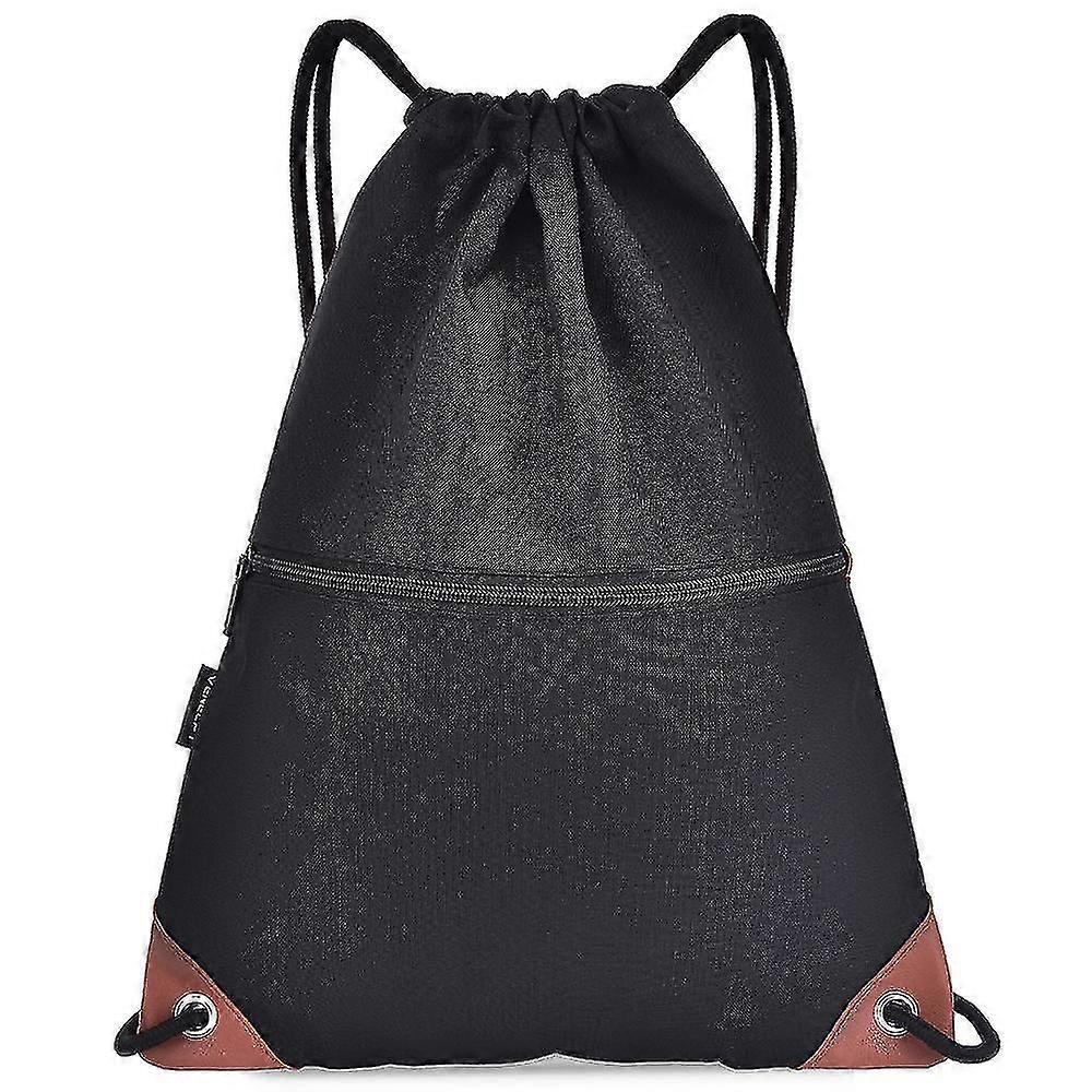 Gym Sack Drawstring Backpack Water-resistant Drawstring Bucket Bag