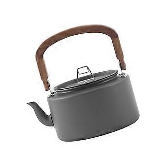Multipurpose Stainless Steel Portable Teapot Service Set with Small Cups and Precisions Filter for Camping Outdoor Trip Multicolor