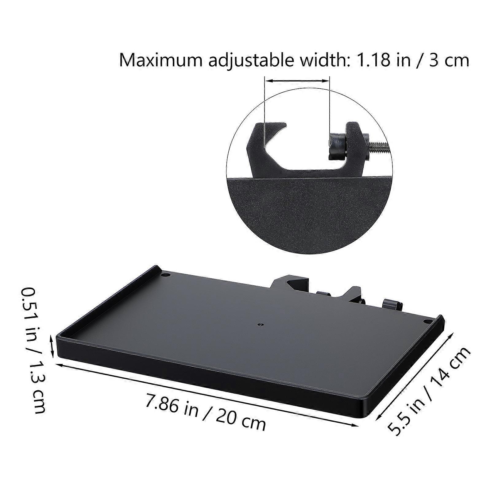 Microphone Stand Accessory Tray with Clamp-on Function 2Pcs for Instrument Stands
