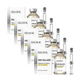 25-2026+1-5x Silk Peptide Intensive Lifting Ampoule, Anti-Aging Facial Serum with Collagen & Peptide Complex for Skin Tightening & Firming, 72H Hydrat