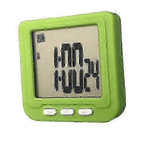 2xMini Portable Students Alarm Clock Timer compatible with Bedroom Kitchen Green