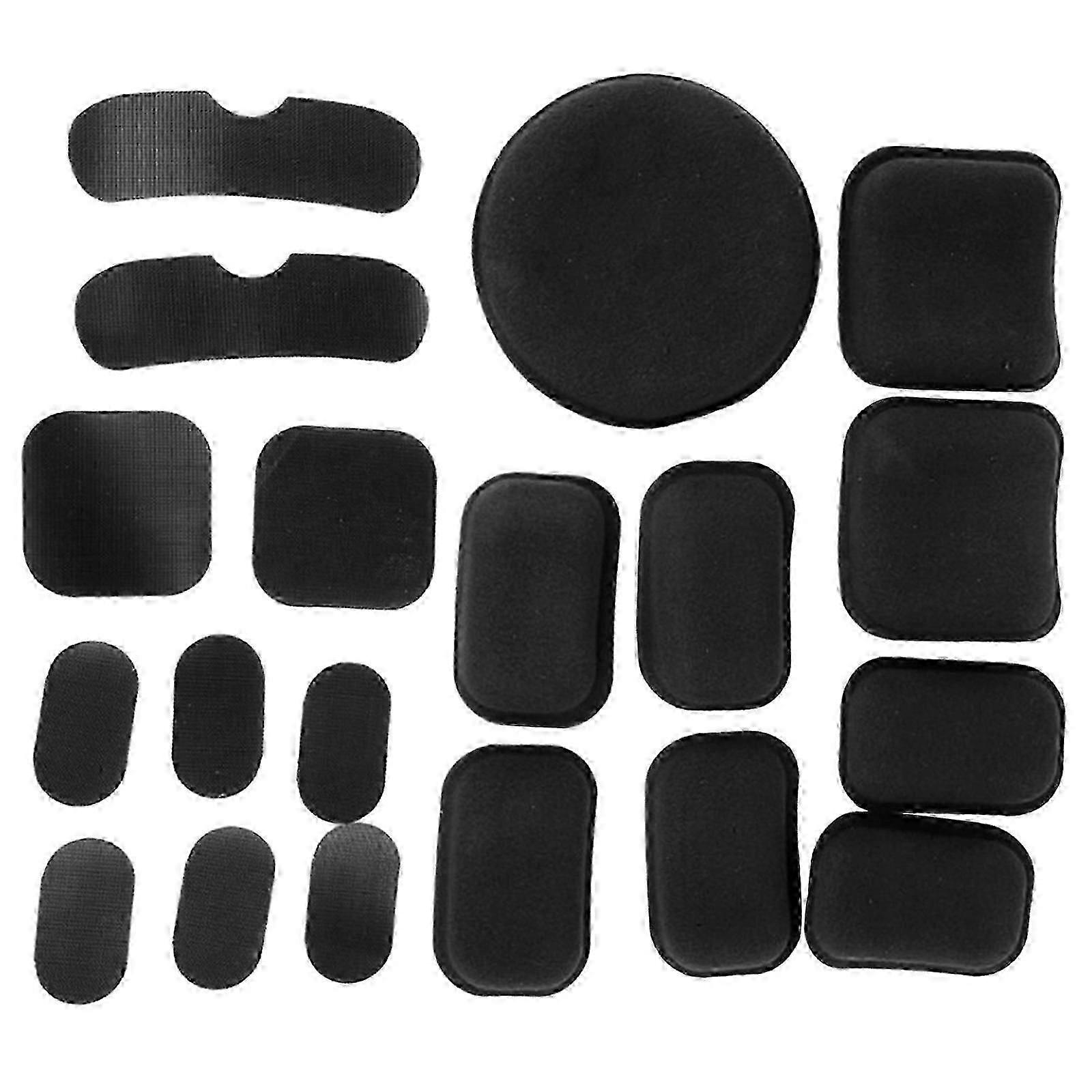 Motorcycle helmet padding foam cushion inner liner replacement 19pcs universal