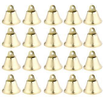 Metal Little Bells Decor for Pet Collar with 40Pcs Golden Bells