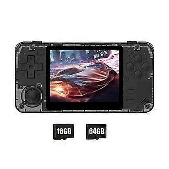 Console di gioco portatile RGB10X 16GB+64GB con schermo IPS da 3,5 pollici, open source per simulatore di console di videogiochi GBC, GBA, PSP, NDS, C JH6