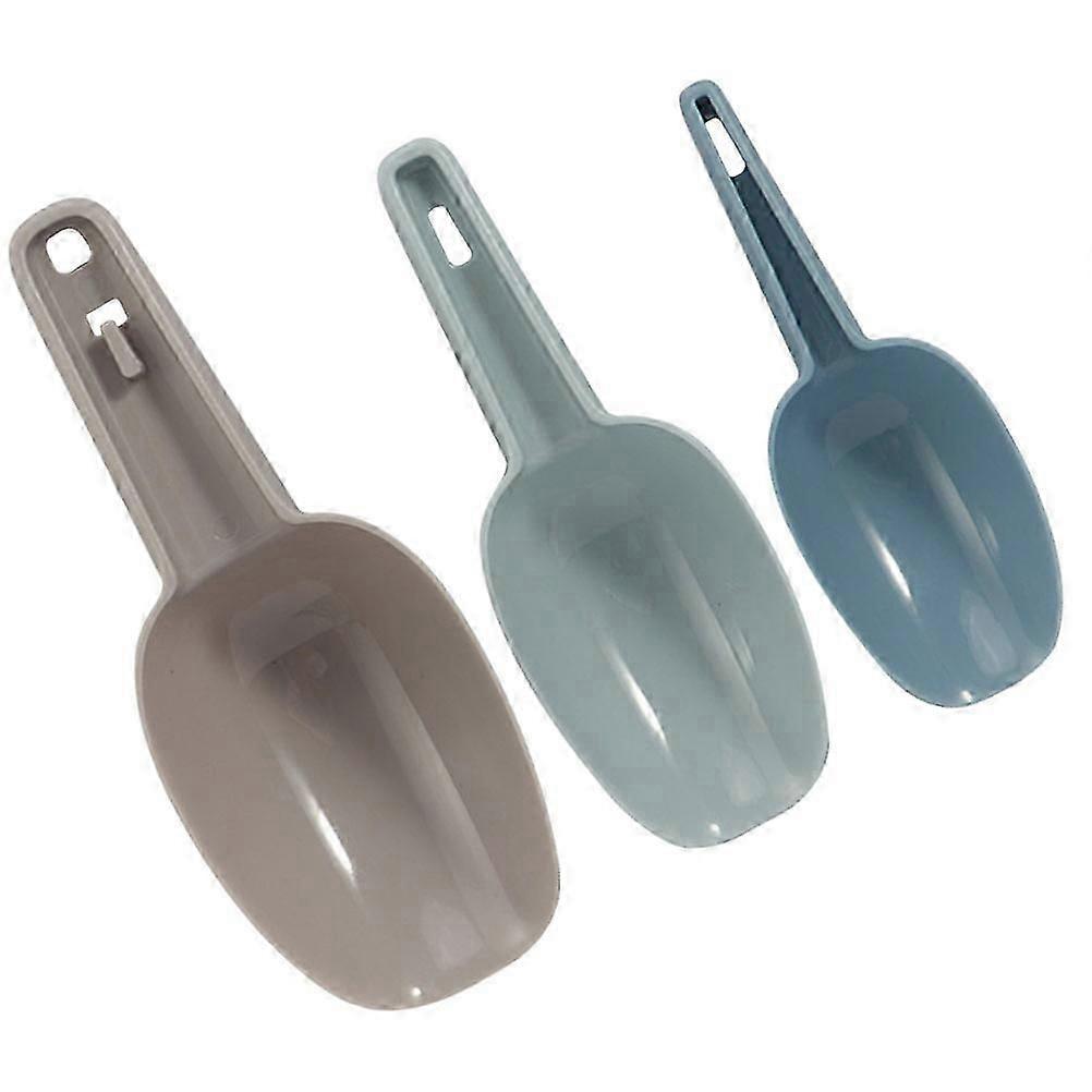 Plastic Ice Scoop for Kitchen Use 1Set with Comfortable Ergonomic Handle