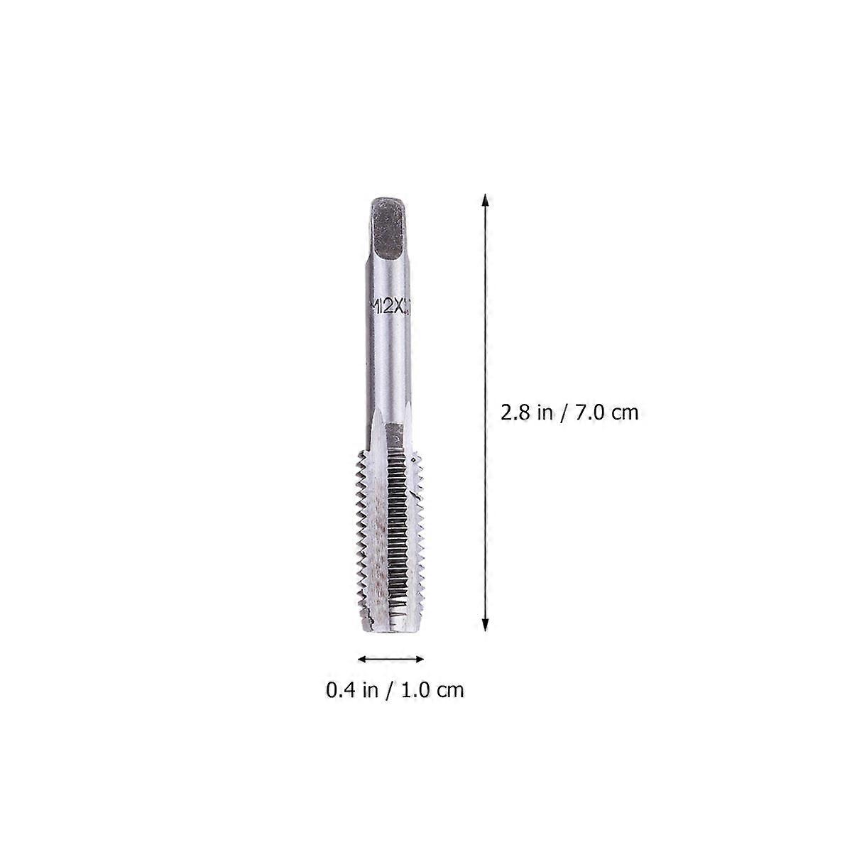 Thread Screw Tap 7Pcs Metalworking Hand Tool Set for Precision Tapping