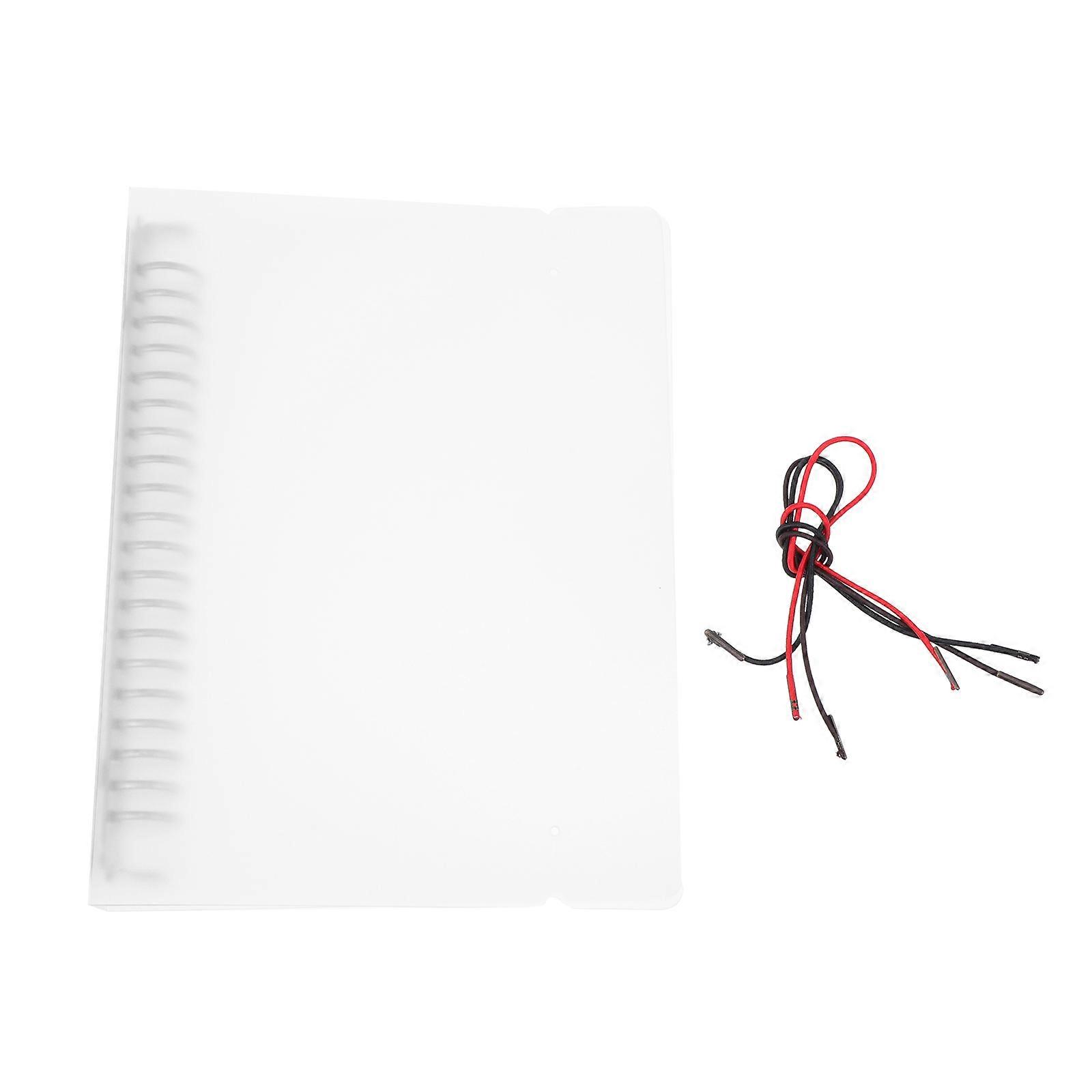 Transparent Refillable Notebook Cover for Protecting Use Planner Binder