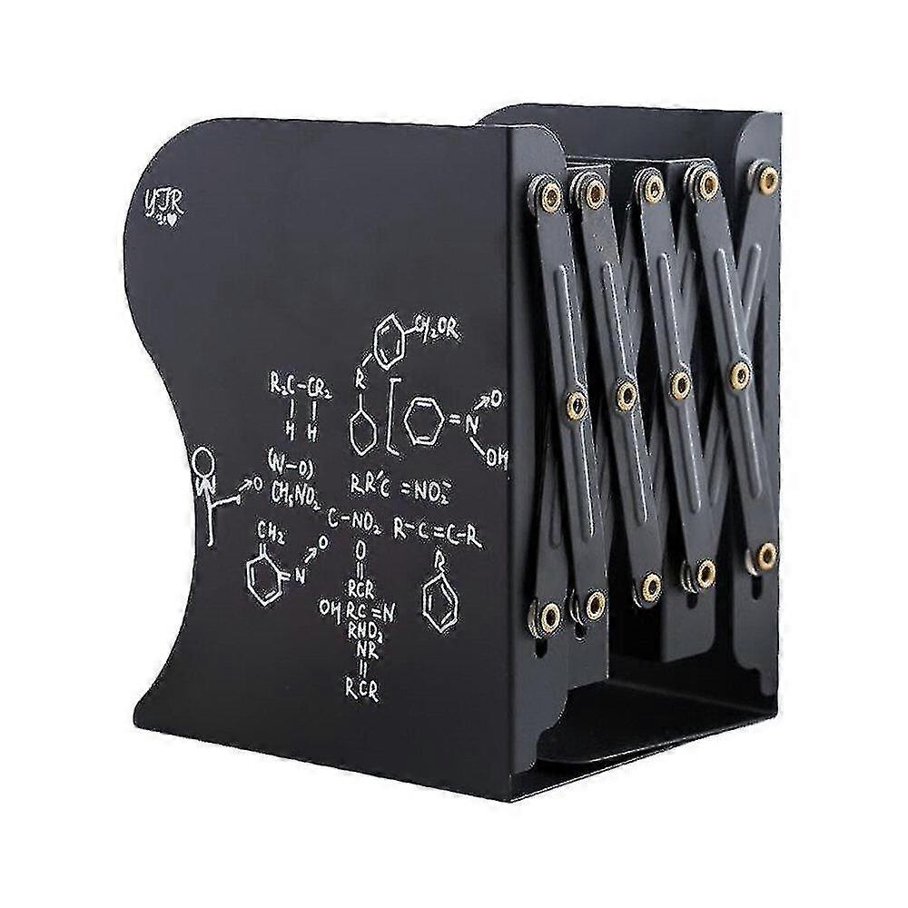 Adjustable Retractable Bookends Shelf Organizer