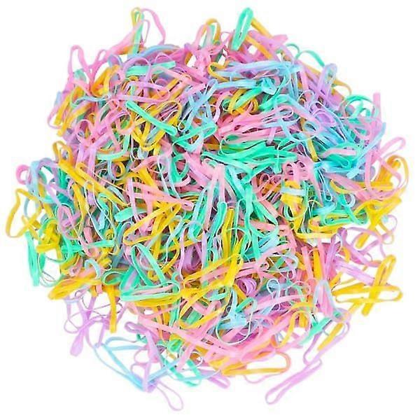 2000 mini élastiques à cheveux - multicolores - HD