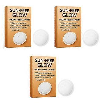 7x Sun Free Glow zelfbruiningspleisters met micronaalden - Voor een natuurlijke, egale teint zonder strepen, eenvoudig en zonder geklieder aan te brengen