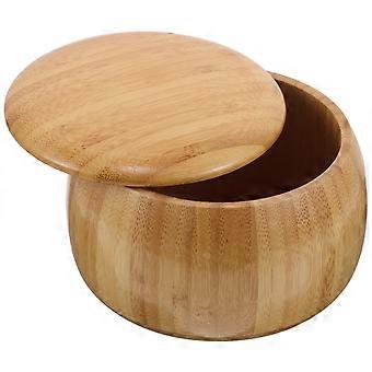 Schach-Aufbewahrungskoffer mit Deckel: Multifunktionaler Organizer für Go- und Schachfiguren – Holzbehälter für Reisen und Brettspiele, 14 x 14 x 8,5 cm