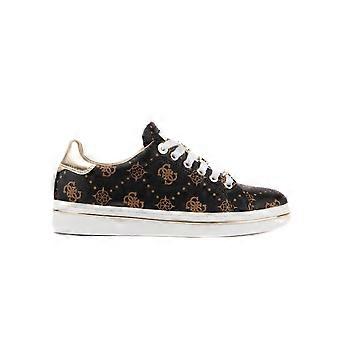 Guess Stasey 4G Peony Damen-Sneaker Braun