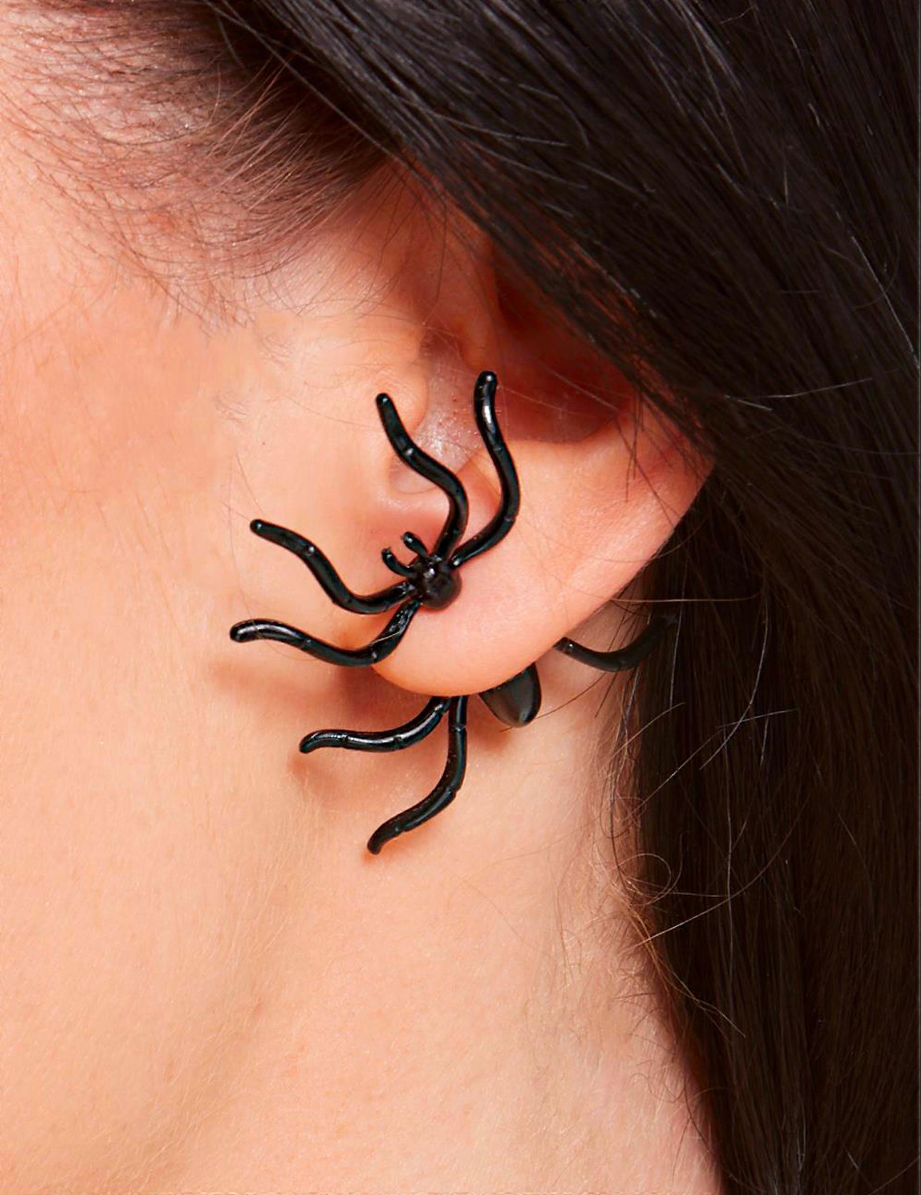 Women's spider earrings