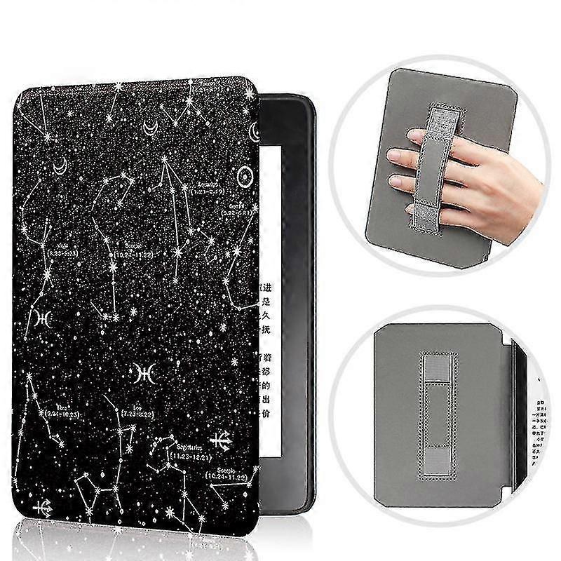 Capa de Couro PU Premium Compatível com Kindle 6 Polegadas (11ª Geração, Lançamento 2022) - Auto Sleep Wake, Alça de Mão