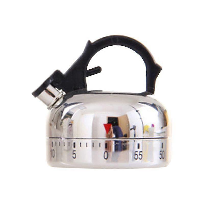 Kitchen Timer Creative Shape High Accuracy Plastic Mechanical Teapot Shaped Timer Clock Counting Tools for Home KAESI