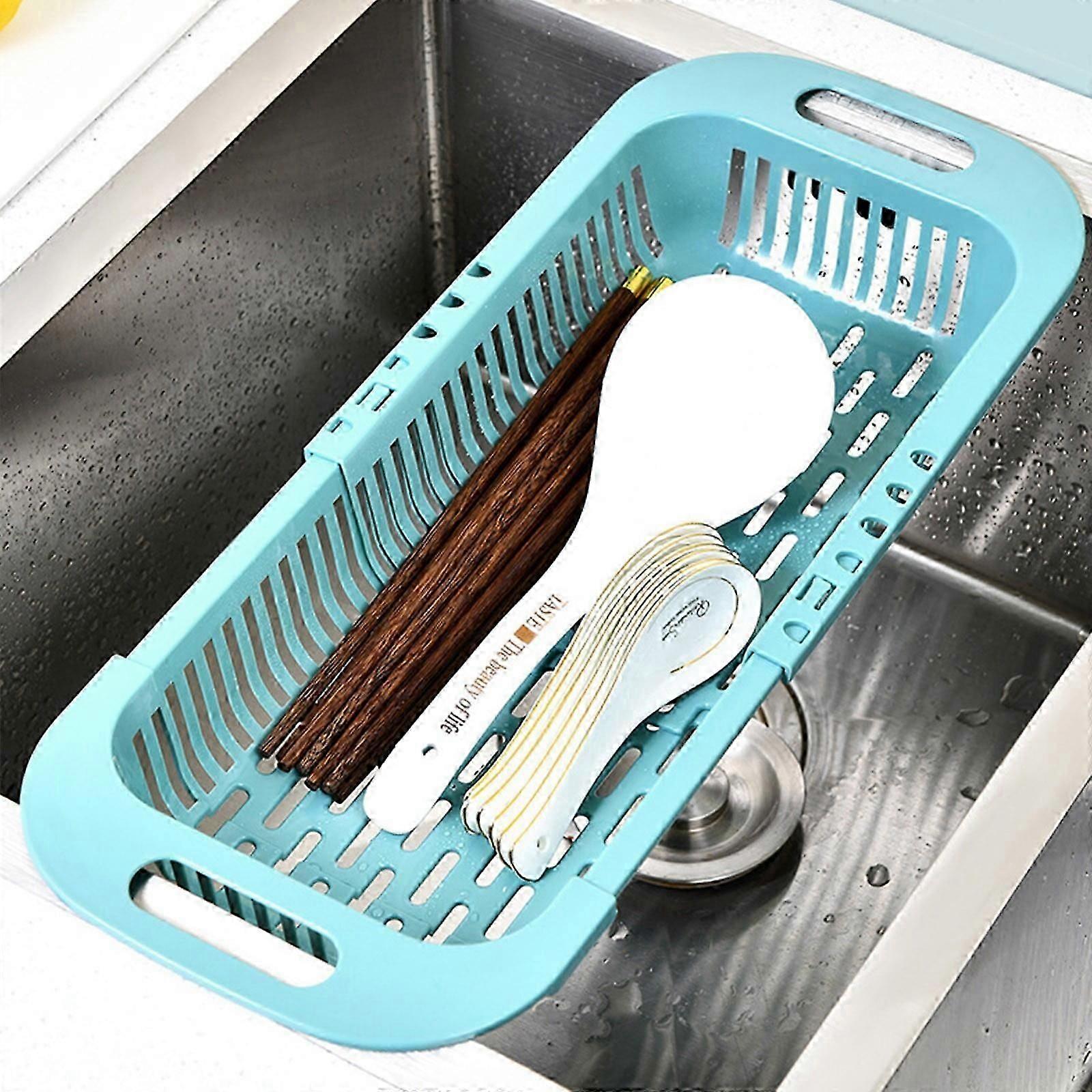 Kitchen Sink Colander Basket | Multipurpose Strainer for Kitchen Dish Cups | PP Material