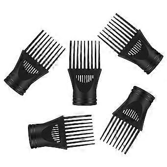 Blow Dryer Comb Hair Dryer Nozzle Replacement for Daily Use 5Pcs
