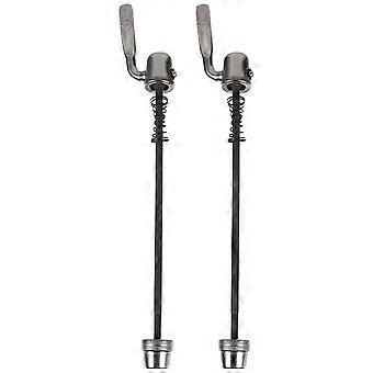 2PCS Trainer Spieß Schnellspanner Ersatz Stahlachse für Hinterradreifen