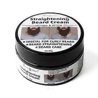 Beard Straightening Cream 80g - Cruelty-Free Styling Balm for Smooth and Straight Facial Hair