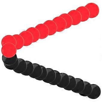 200 stuks plastic bingofiches: 19 mm ronde blanco telfiches voor bingo, feestjes, groepsactiviteiten in de klas, spelavonden en poker.