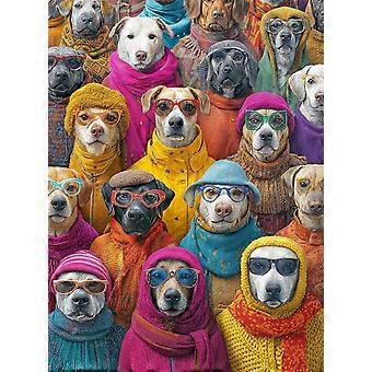 Puzzles Dogs Dogtopia Funny Dog Dressed-Up Dogs Artwork CYQL-439