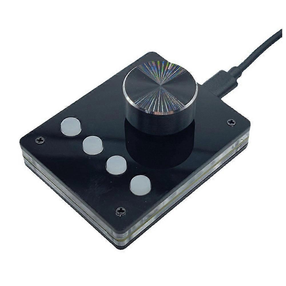 Multimedia Programmable Keyboard USB Knob Custom Keyboard Mini Macro Keyboard Volume Controller (Sm