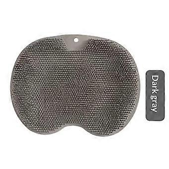 1 stuk rugscrubborstel met zuignap en antislip voetmassagepad voor badkamer en douche, voor diepe reiniging en huidverzorging