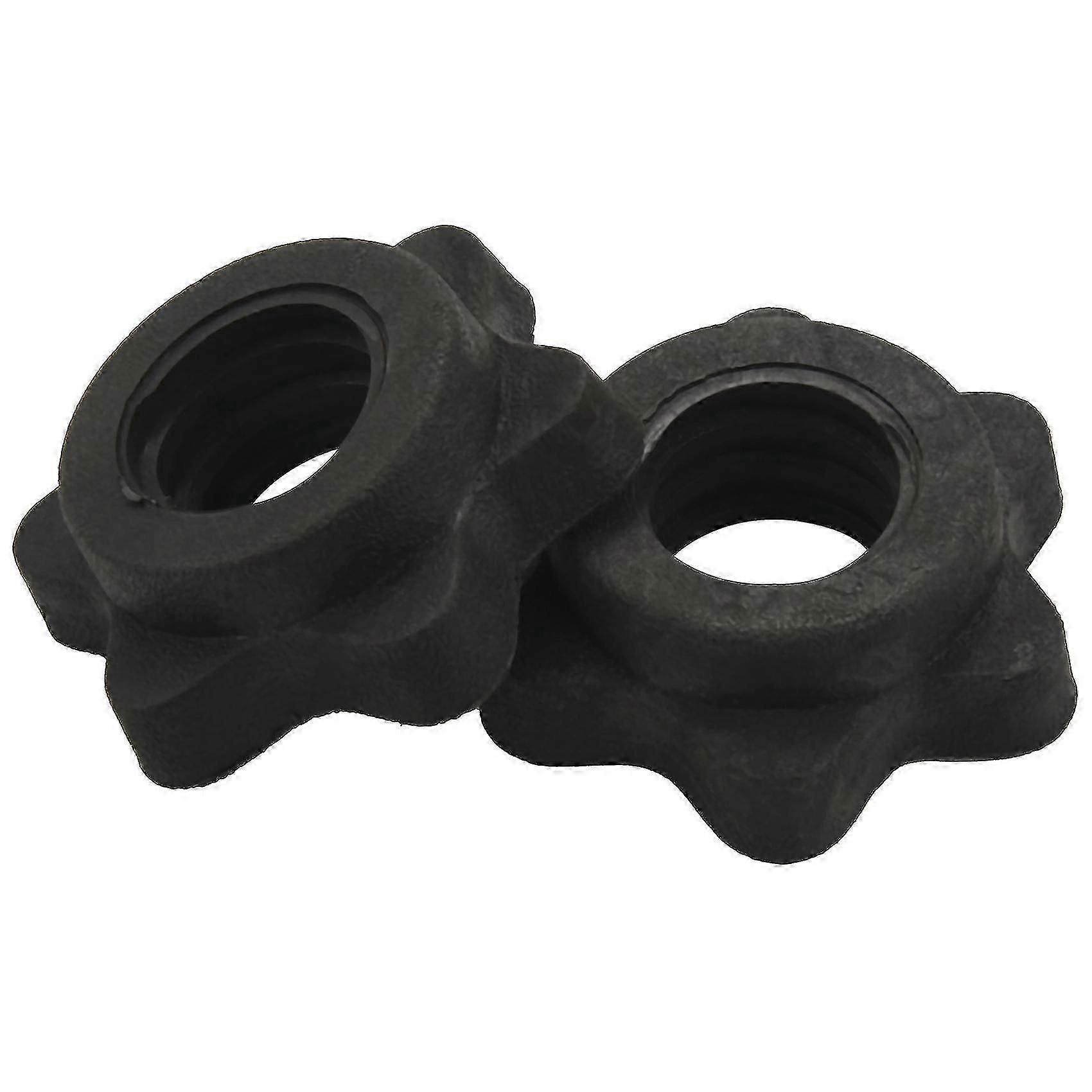 1 Pairs Spinlock Collars Hex Nut, Dumbbell Rod Nut Accessory