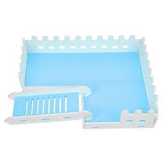 Hamster Platform Cage Toy for Small Pets 5Pcs Blue Hamster Supply