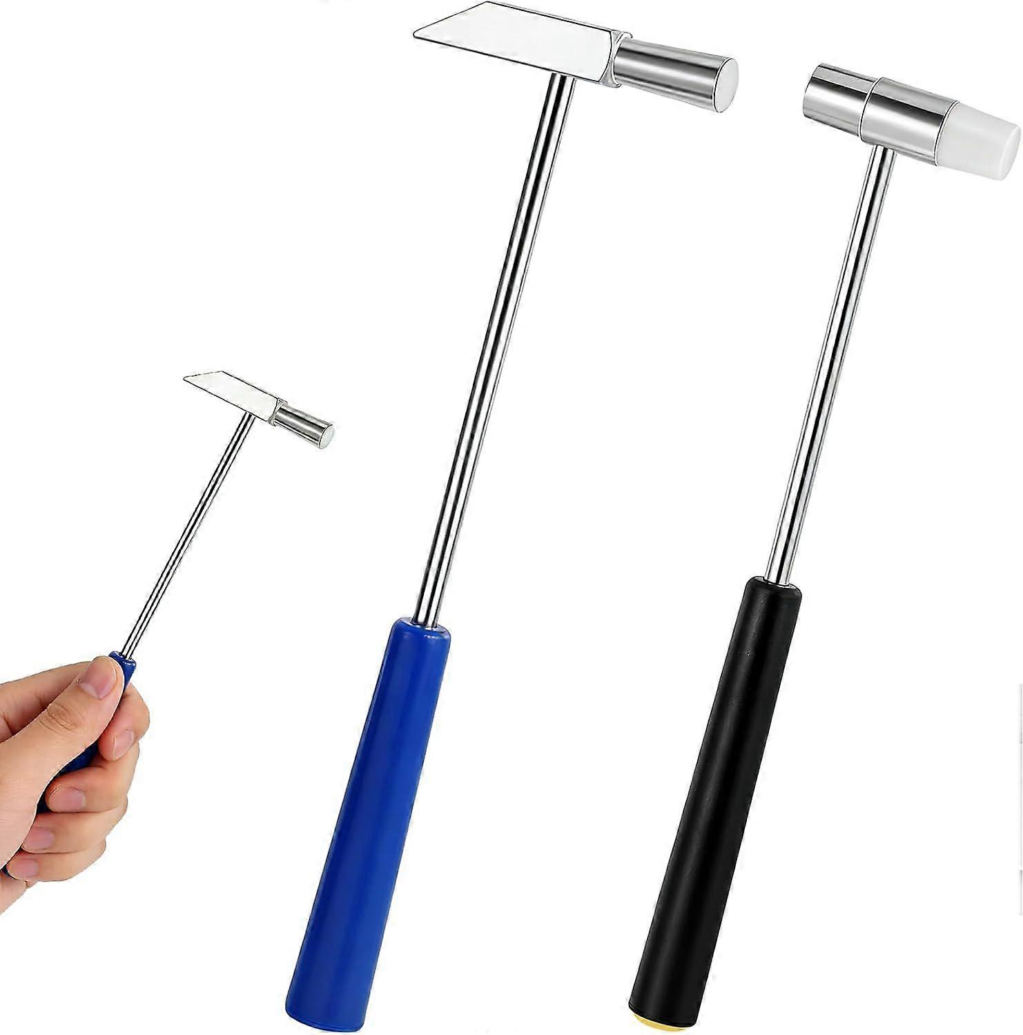 2-Pack Mini Hammer, Pin Hammer, Double-Ended Mallet