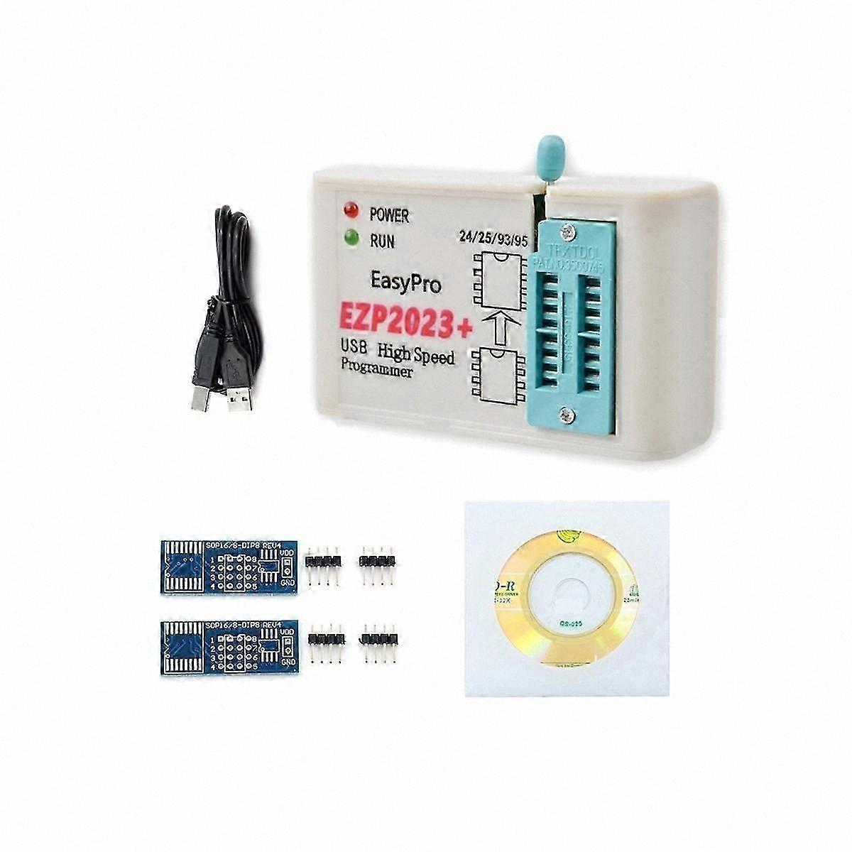High-Speed USB SPI Flash Programmer for 24/25/93 EEPROM BIOS Chip 25T80 Offline Burning Tool-Compatible with Multiple Memory Types
