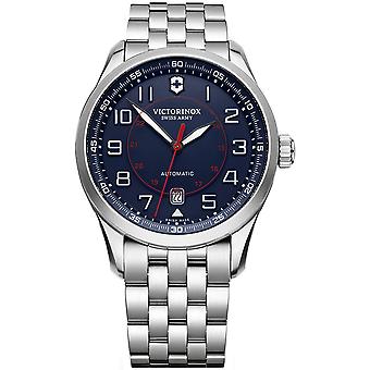 Victorinox airboss Hand-wound Mechanical Analog Men's Watch with Stainless Steel Bracelet V241793