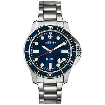 Bataljon Diver Quartz analog man Watch med 72328 rustfrit stål armbånd