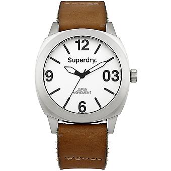 Superdry thor midi reloj para Mujer Analógico de Cuarzo japonés con brazalete de Piel de vaca SYL116TW