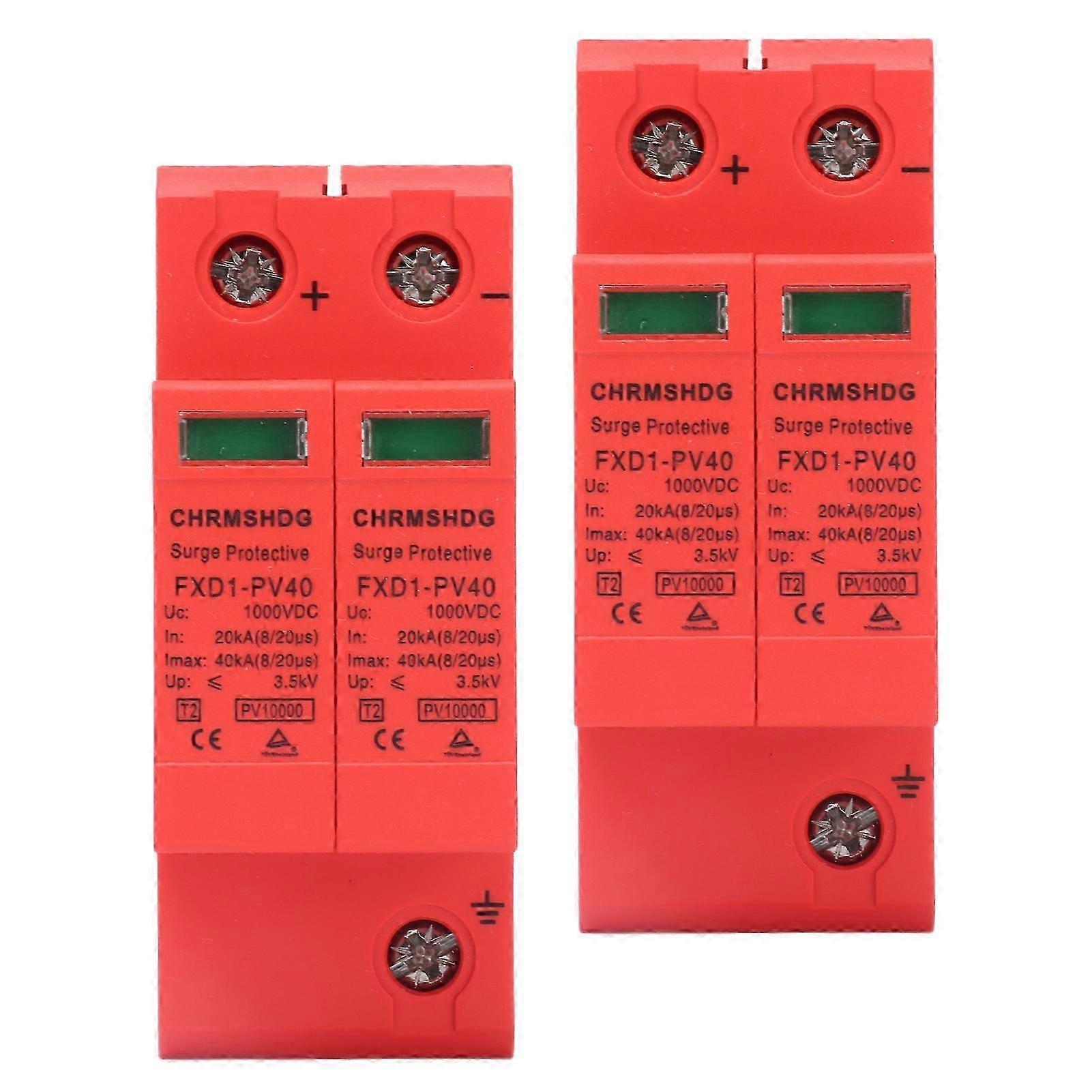 2P DC Photovoltaic Surge Protector