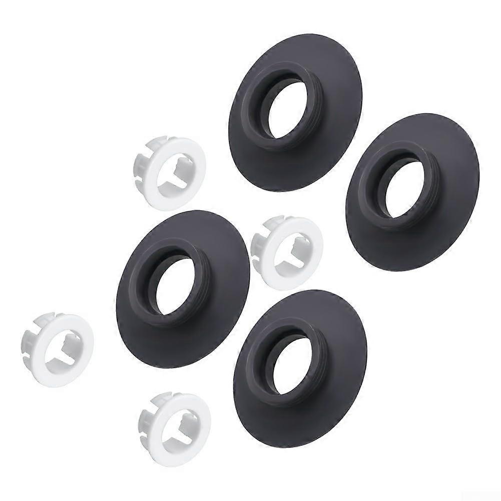 Black SV Flush Valve Seal Set 4Pcs