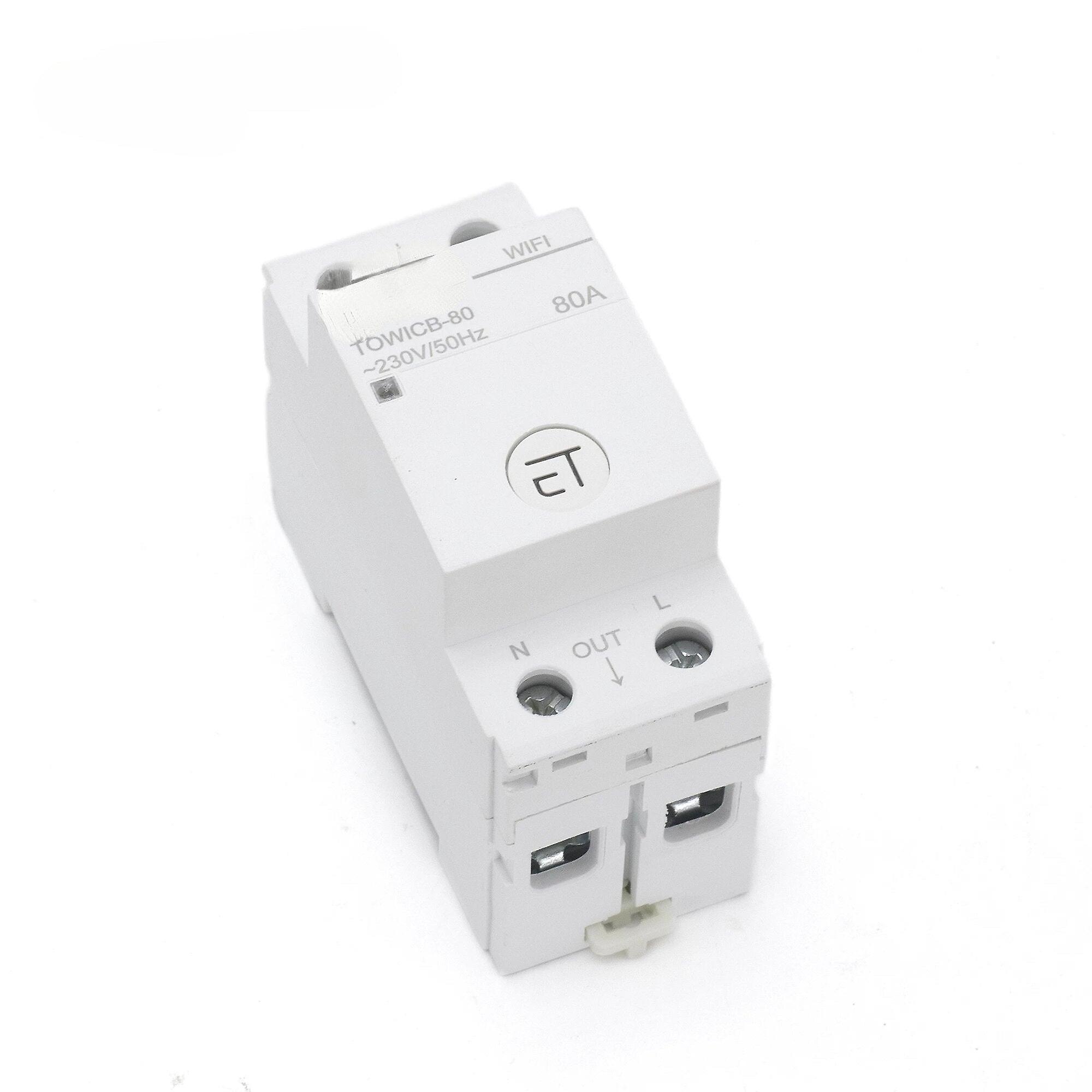 Wifi Circuit Breaker Remote Control By Ewelink App Voice Control With Amazon Alexa Google Home 36mm Din Rail Main Switch