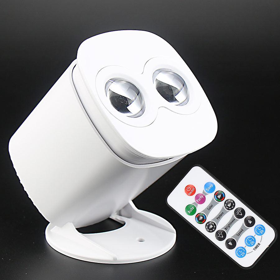 Eshiny Rgb Led Aurora/64 Patterns Projector Dj Disco Light Party Bar Dance Sky Night Ktv Room Stage Effect Sunset Lamp Usb Z6n7