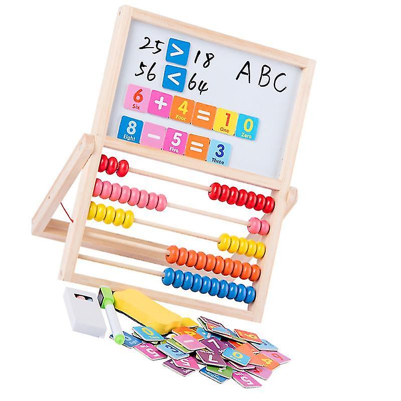28.5X22cm Beige Science & Exploration Sets 1pc Educational Abacus Graffiti Board Kids Multi-function