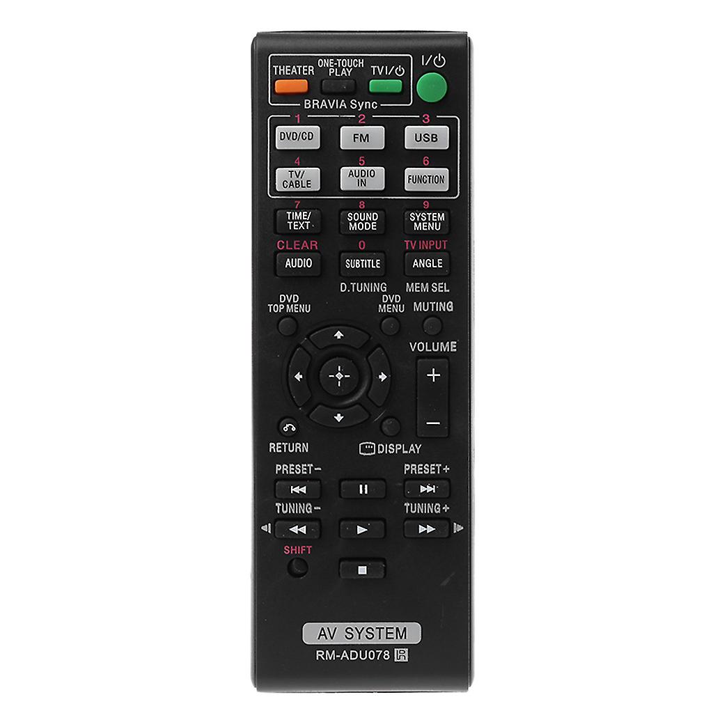 Universal Replacement Remote Control Compatible for Sony RM-ADU078 HBD-DZ171