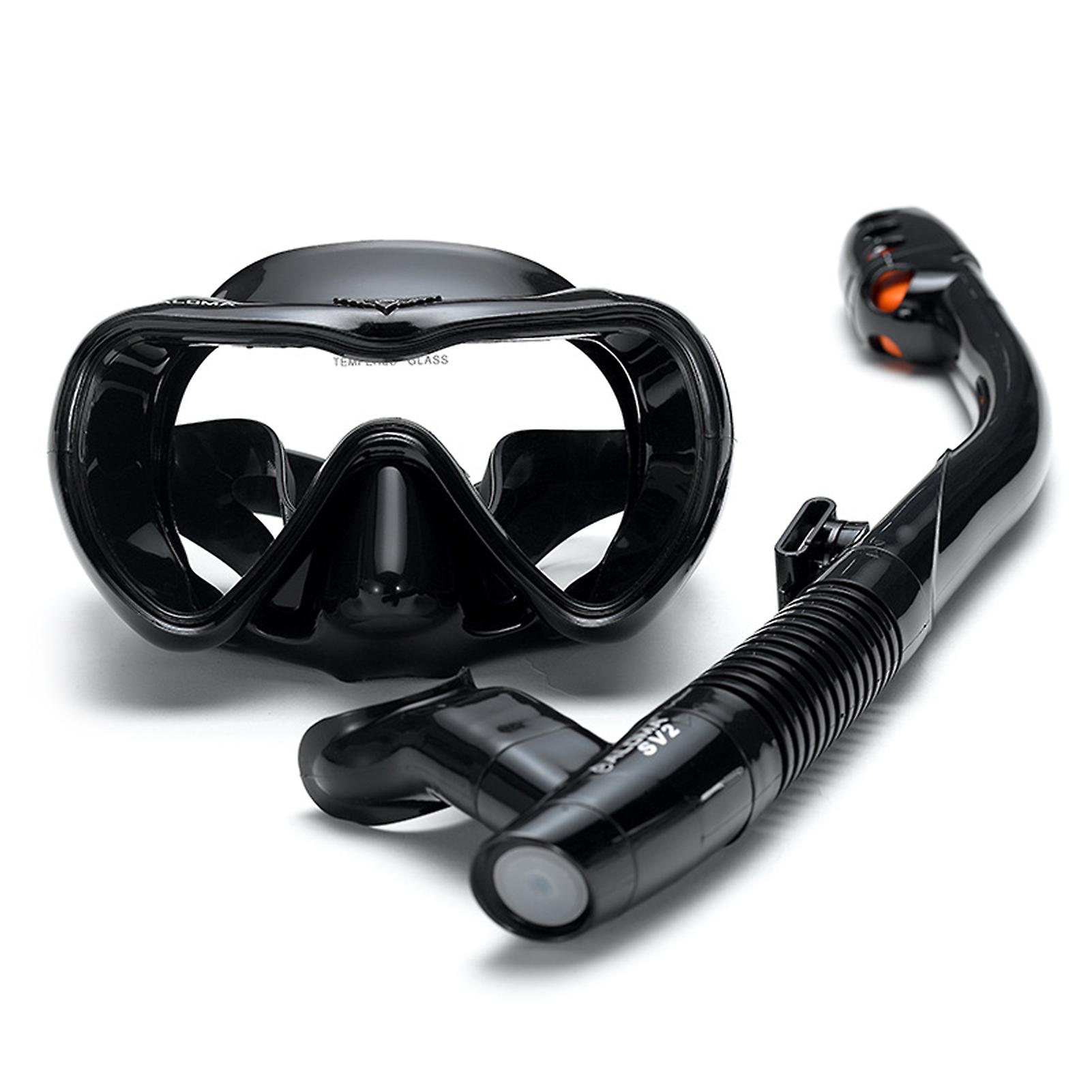 Leakproof Snorkel Set Anti-fog Swimming Snorkeling Goggles Glasses