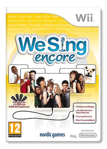 We Sing Encore (Wii) - PAL - New & Sealed