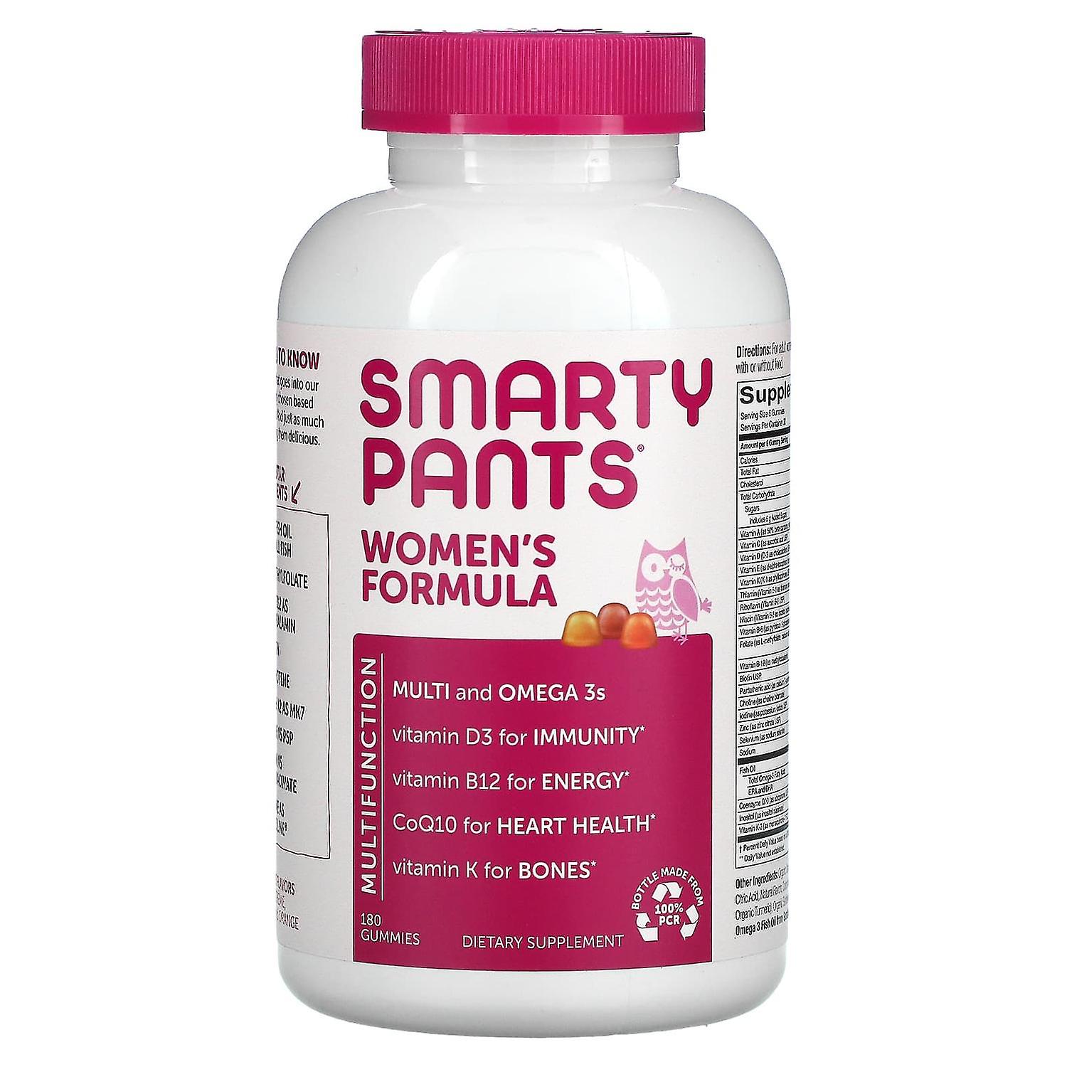 SmartyPants, Women's Formula, Lemon Creme, Blueberry, and Orange, 180 Gummies